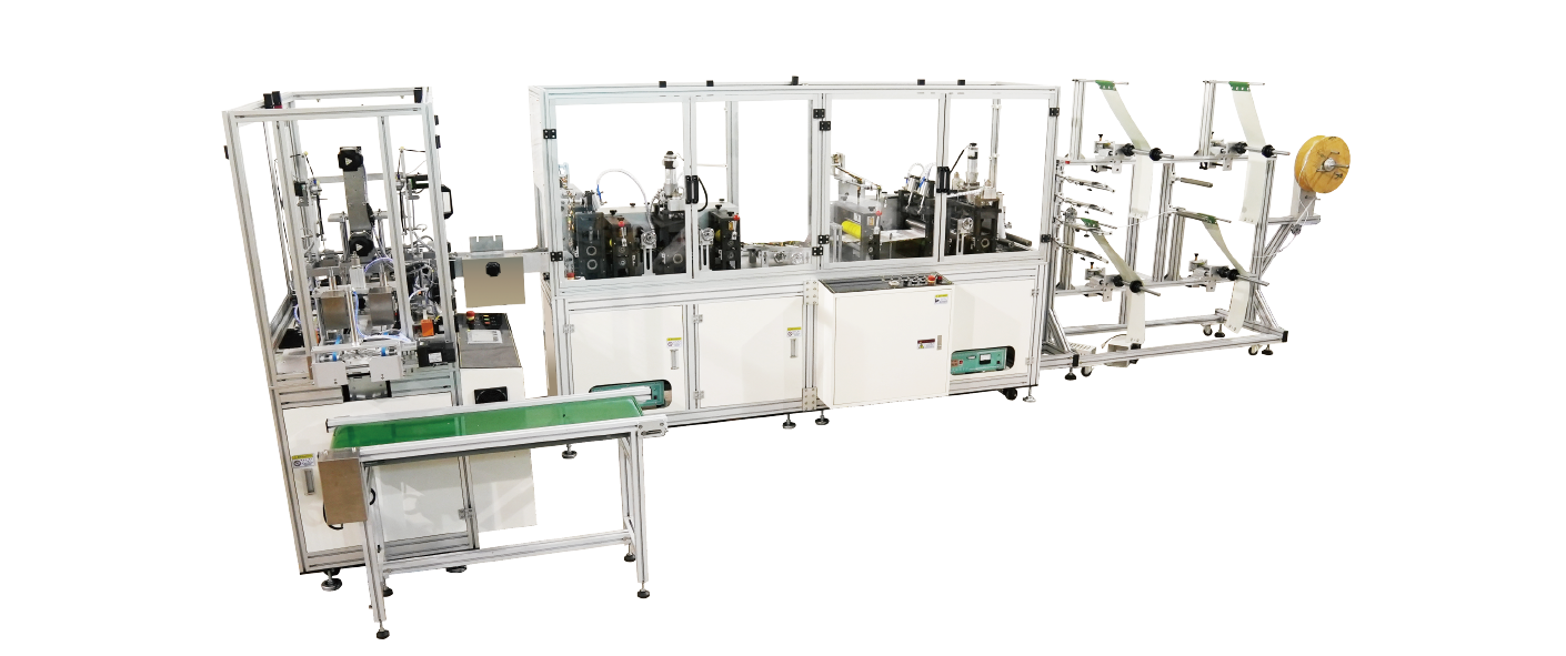 High Speed KF94 Fish Type Mask Making Machine