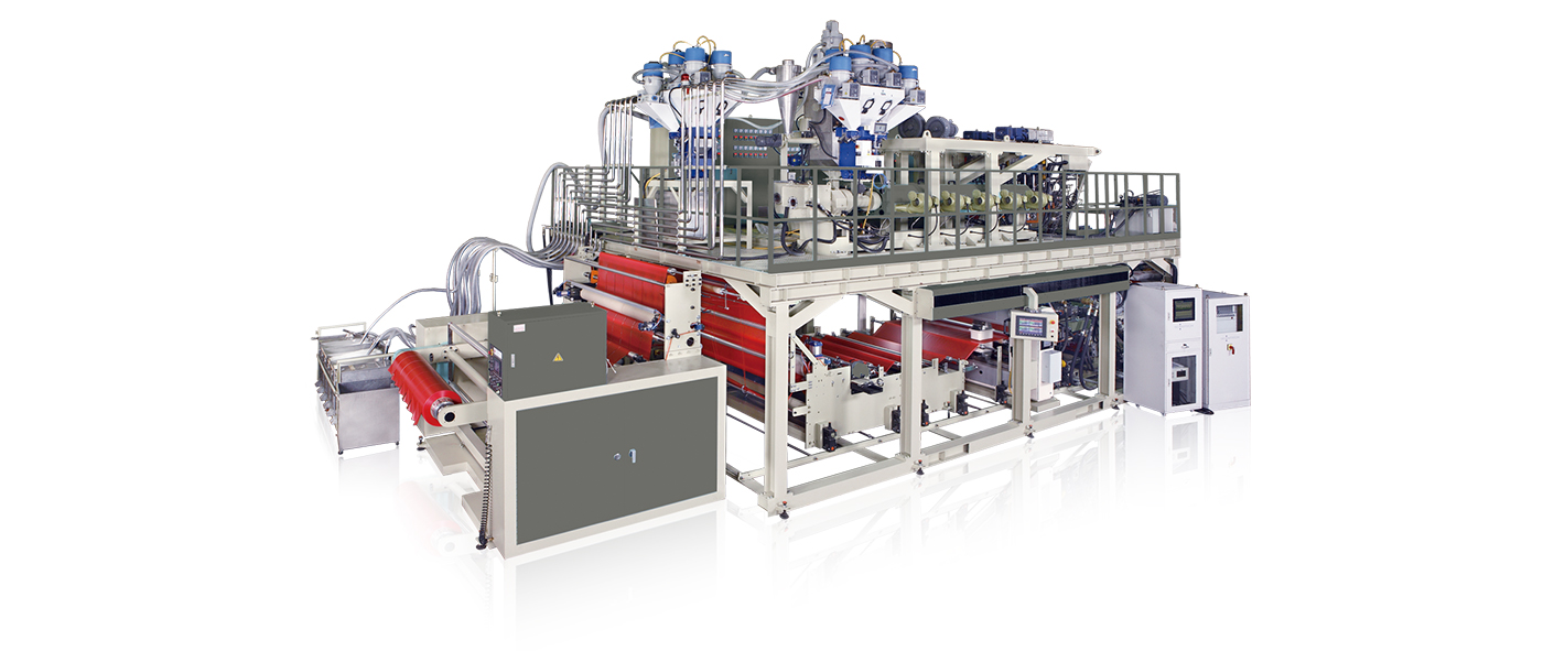 Triple Manifold CPP Film Co Extrusion Line