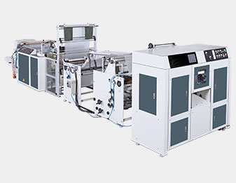 Single Line Coreless M, C, N & V Shape Folded Flat-End Garbage Bag and Table Sheet OnRoll Making Machine