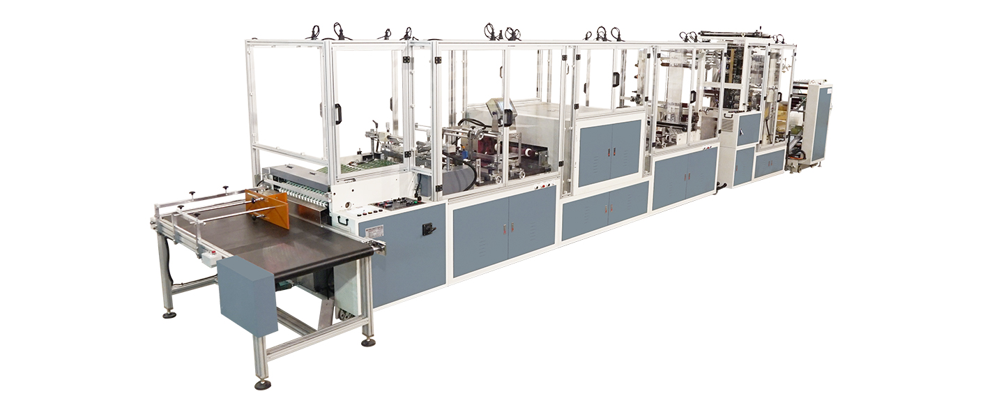 High Speed Zipper In-Line Hot Lamination Side Sealing Machine