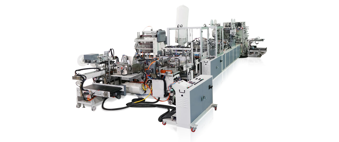 High Speed Twin Lines Sheet Protector Making Machine With Auto Packing Line