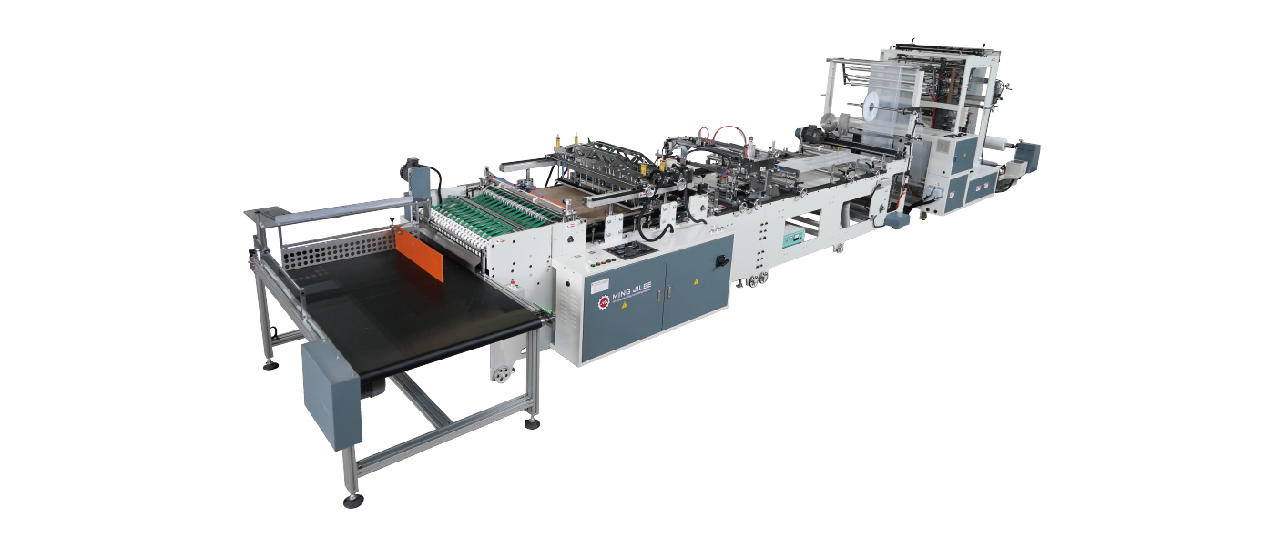 Zipper Strip Hot Lamination Side Sealing Machines (Silicon belt Ver.)