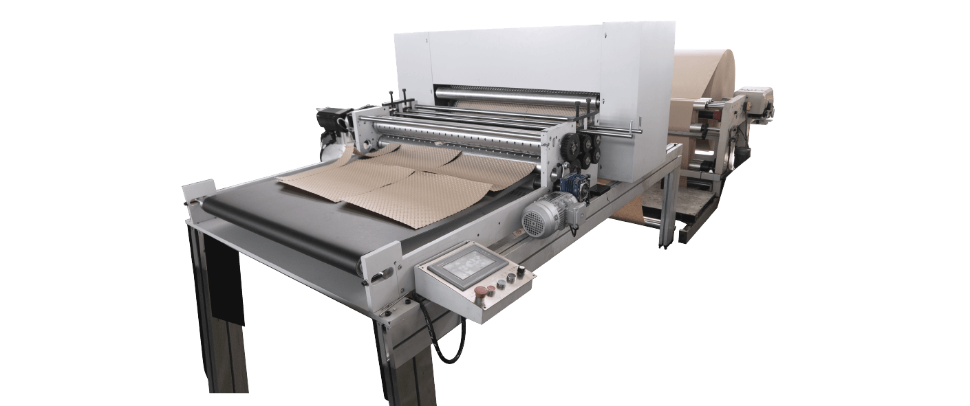 Kraft Paper Bubble Embossing and Sheeting Machine