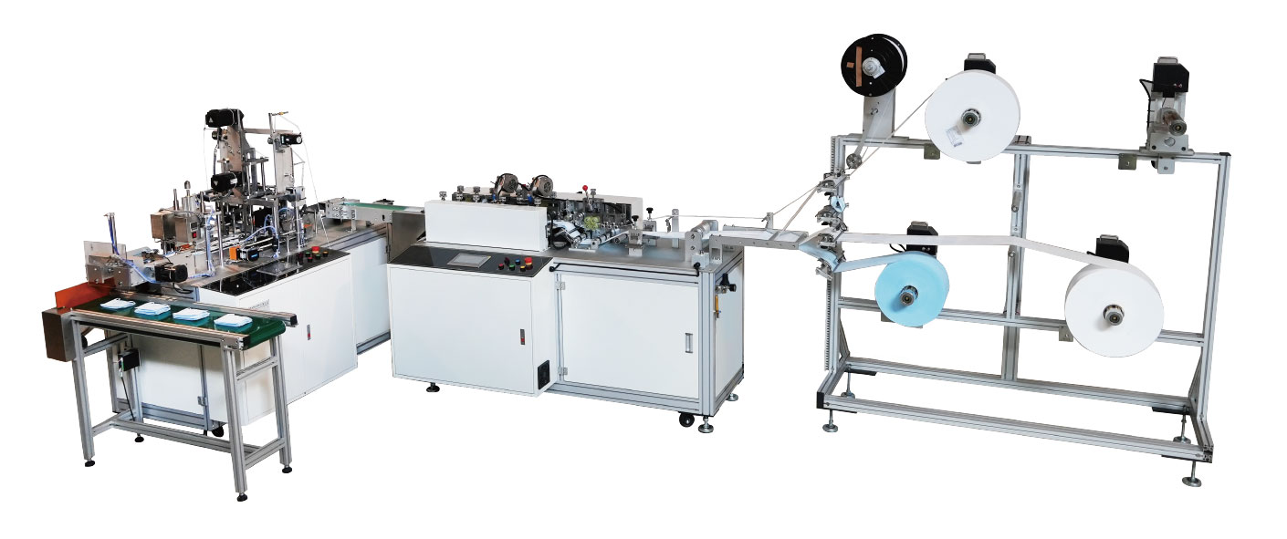 3 Ply Medical Mask Machine with In-Line Print Registering System